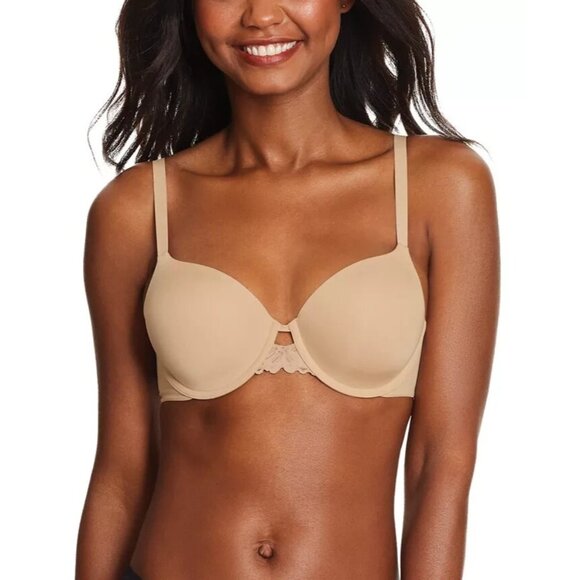 Maidenform One Fab Fit Nude T-Shirt Shaping Extra Coverage Underwire Bra NWT 34C - Picture 1 of 8